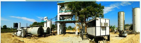 Asphalt batch mix plant owned and operated by SSR Crest
